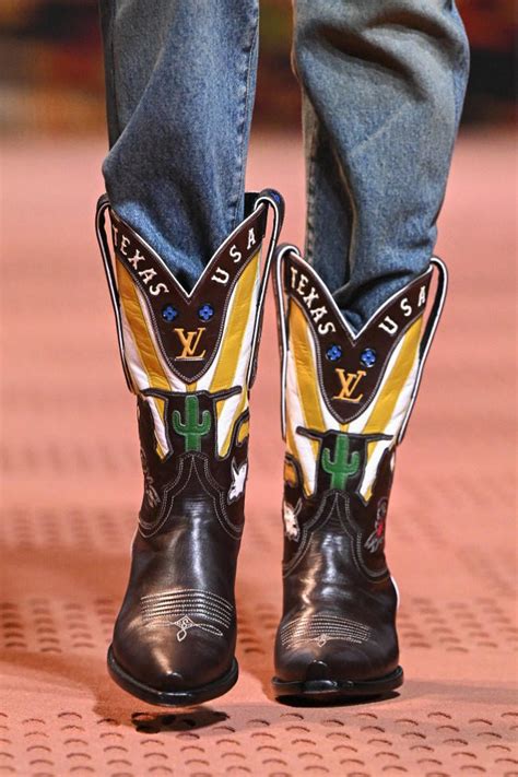 louis vuitton clear boots|louis vuitton cowboy boots.